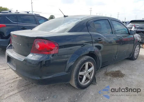2013 Dodge Avenger Se from USA, damaged, VIN 1C3CDZAB8DN677316